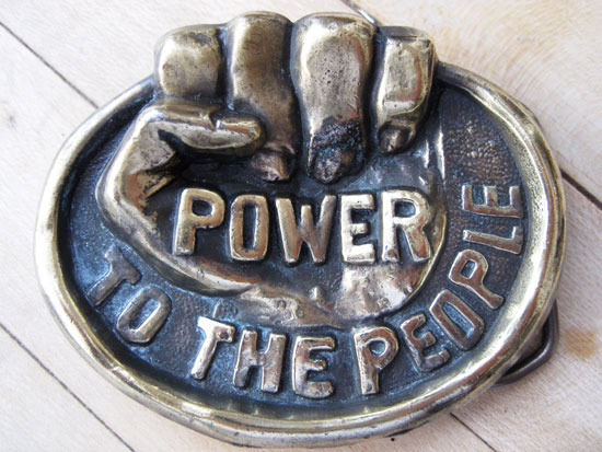 Power to the people fist